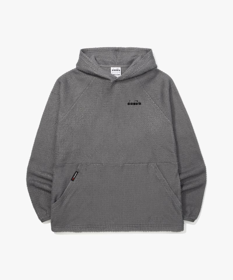 디아도라 diadora 폴라텍 알파 다이렉트90 후드티셔츠 GREY D6123THD01GRD 1168651
