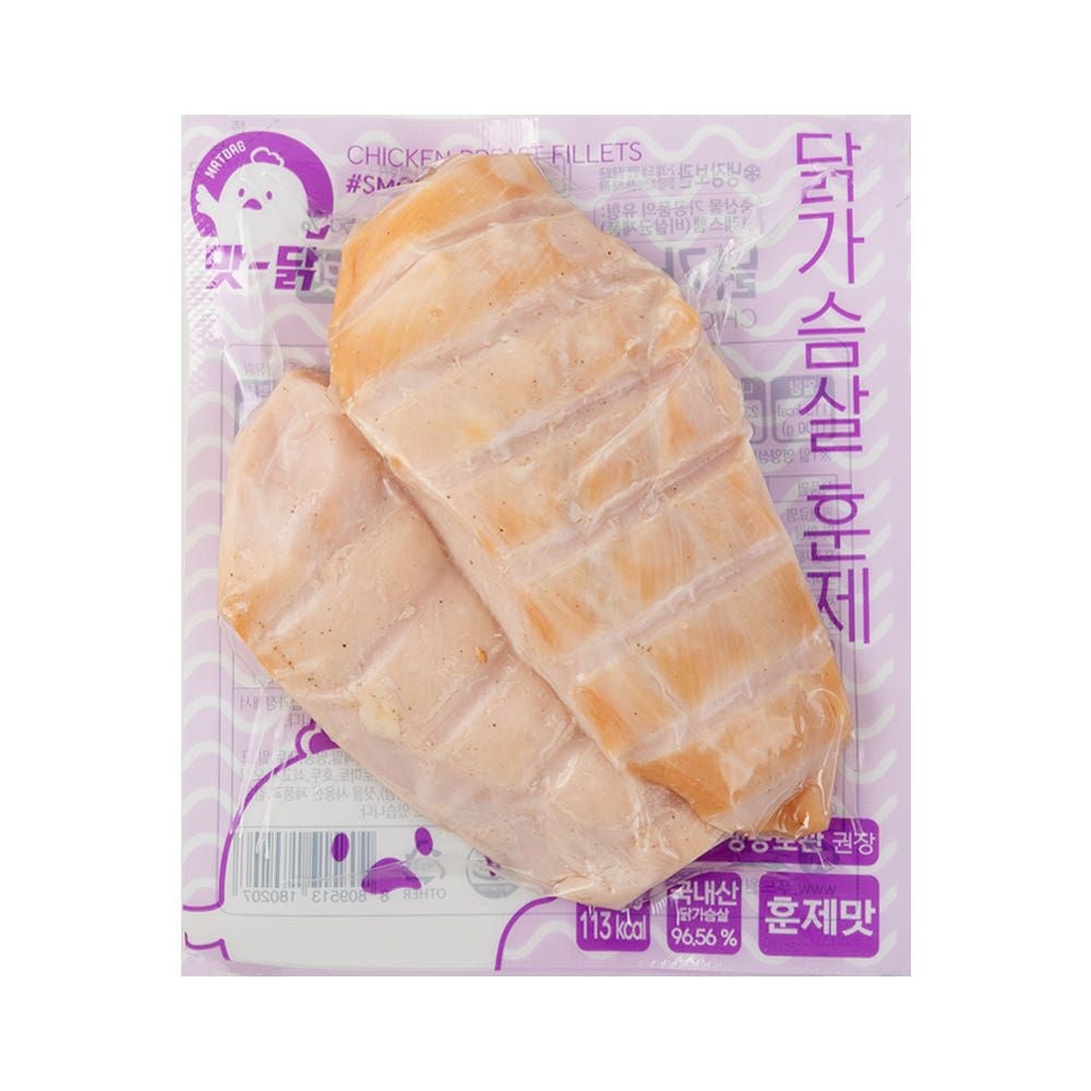 푸드원 맛닭 냉장 훈제 닭가슴살 훈제맛 200g 50팩 10kg