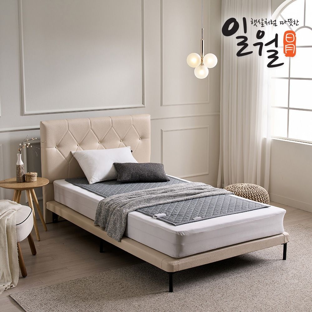 일월 [일월] 제이드 스퀘어 초절전형 워셔블 카본 탄소 전기매트 / 카본매트 싱글
