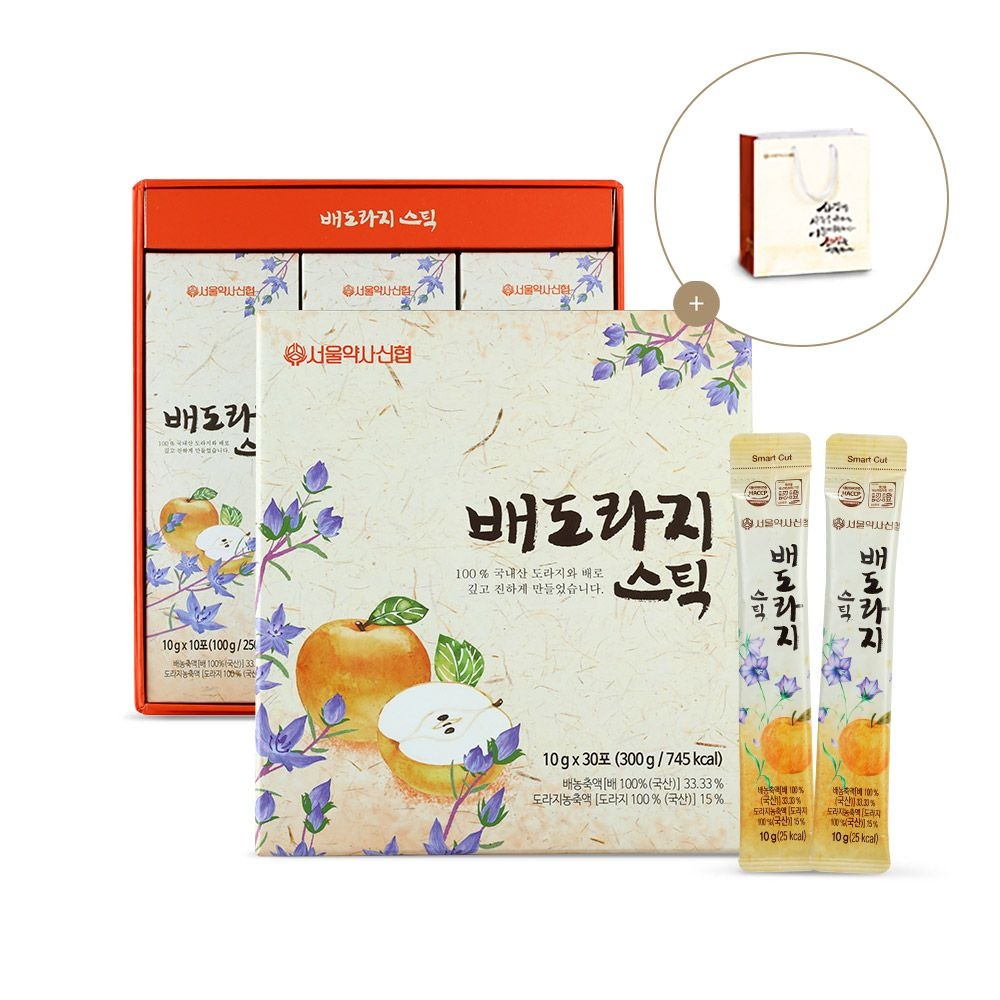 [롯데백화점] 서울약사신협 [9/21_13시전 주문건명절전배송]배도라지 스틱 10g 30포