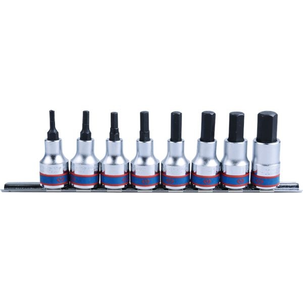 킹토니 육각비트소켓 세트 3/8인치 (8pcs) 3108PR8
