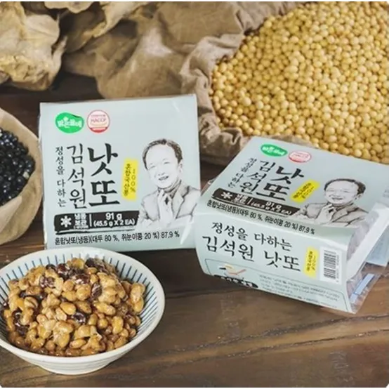 [맑은물에] 국산콩 김석원 혼합 믹스낫또 45.5gx40팩