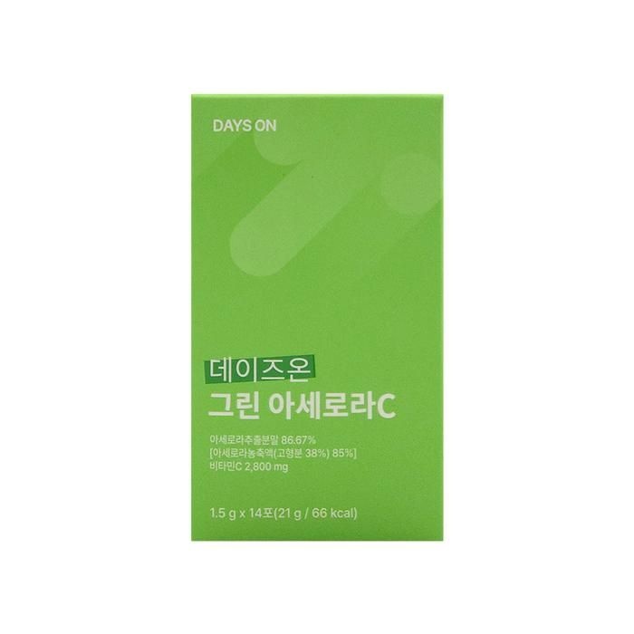 데이즈온 그린 아세로라C 1.5g x 14포