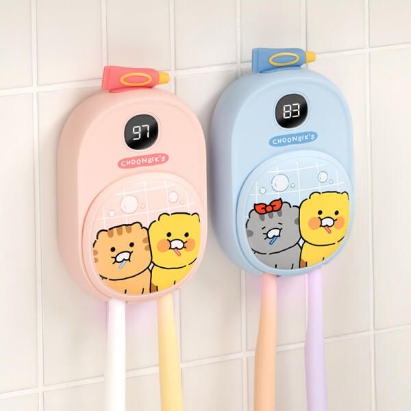 아트박스/카카오프렌즈 춘식이 듀얼 칫솔 살균 건조기 2구 살균기