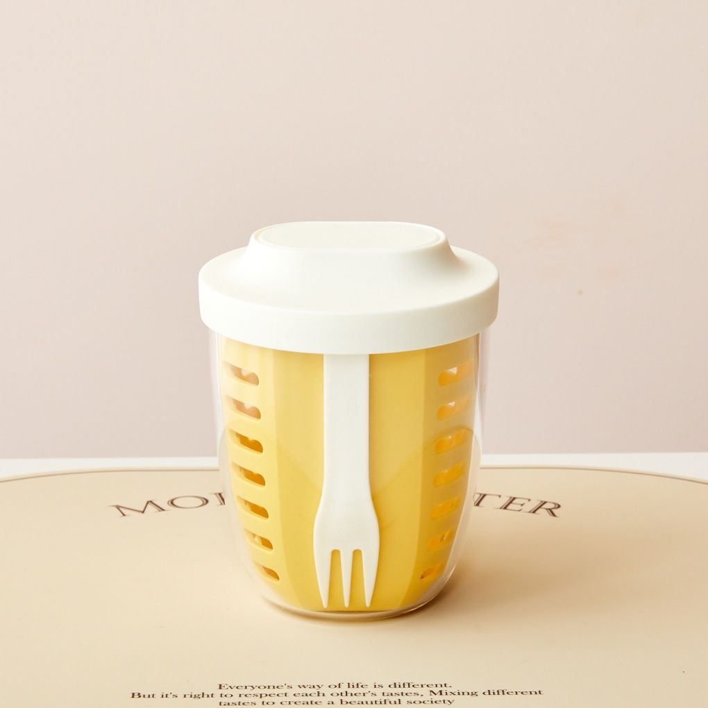 [롯데백화점] 모던하우스 휴대하기 편리한 채반형 과일야채컵 650ml 옐로우 [KC0124005]