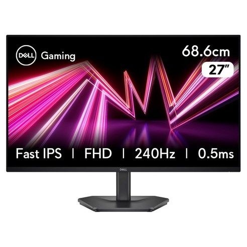 델 FHD IPS 240Hz 0.5ms 게이밍 모니터, 68.6cm, SE2726HG