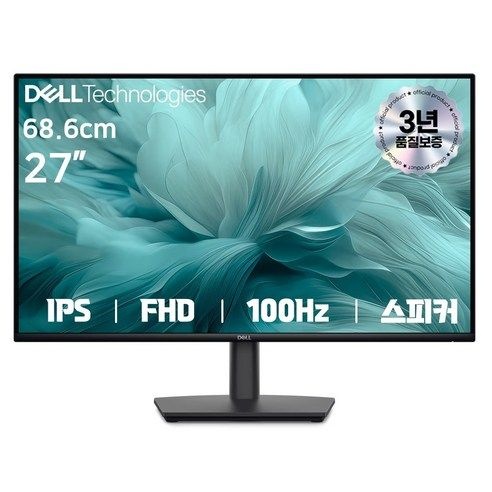 델 FHD Pro 27 IPS 100Hz 피벗 스피커 사무용 가정용 업무용 모니터, 68.6cm, E2726HS