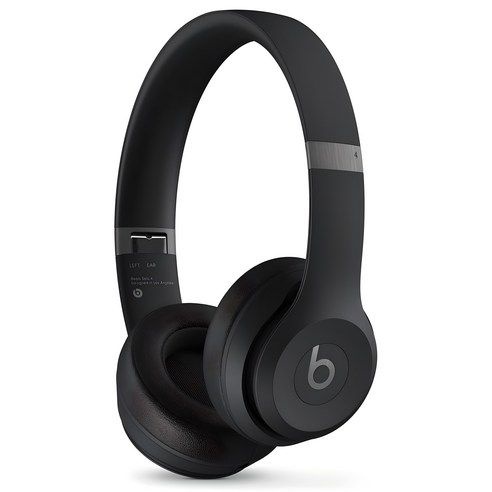 Apple Beats Solo 4 블루투스 무선 헤드폰, 매트 블랙