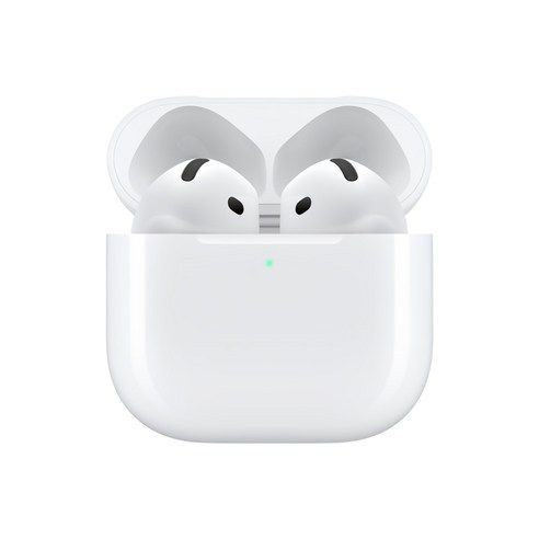 Apple 2024 에어팟 4 블루투스 이어폰 유선충전, MXP63KH/A, 화이트