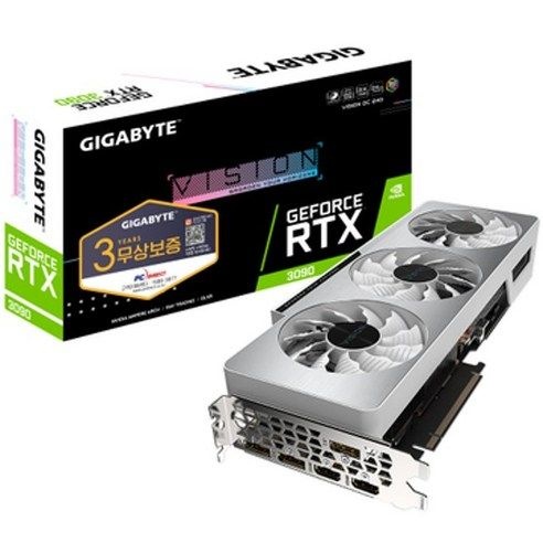 기가바이트 지포스 RTX 3090 VISION OC D6X 24GB 그래픽카드