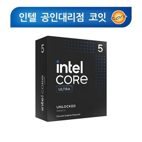 [인텔 정품] 인텔 코어 울트라5 시리즈2 245KF (애로우레이크), BX80768245KF