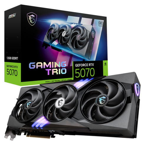 MSI 지포스 RTX 5070 게이밍 트리오 OC D7 12GB 트라이프로져4, RTX 5070 GAMING TRIO