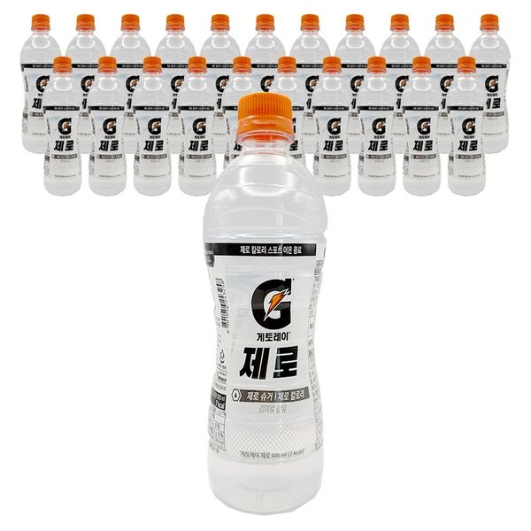 롯데 게토레이 제로 600ml x 24PET