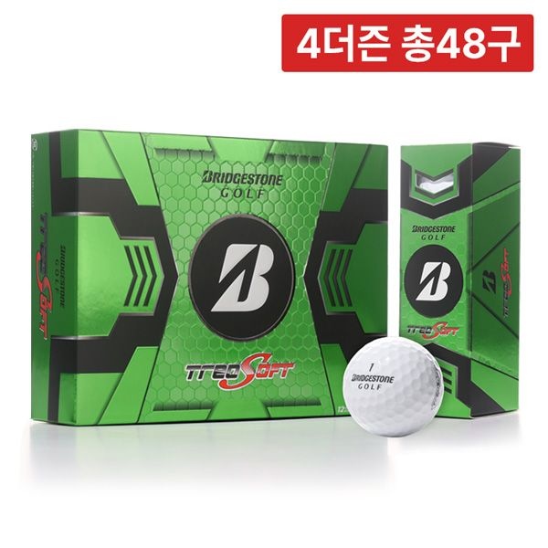 [하프클럽]4더즌 총48구/브리지스톤 NEW 트레오 소프트 골프공