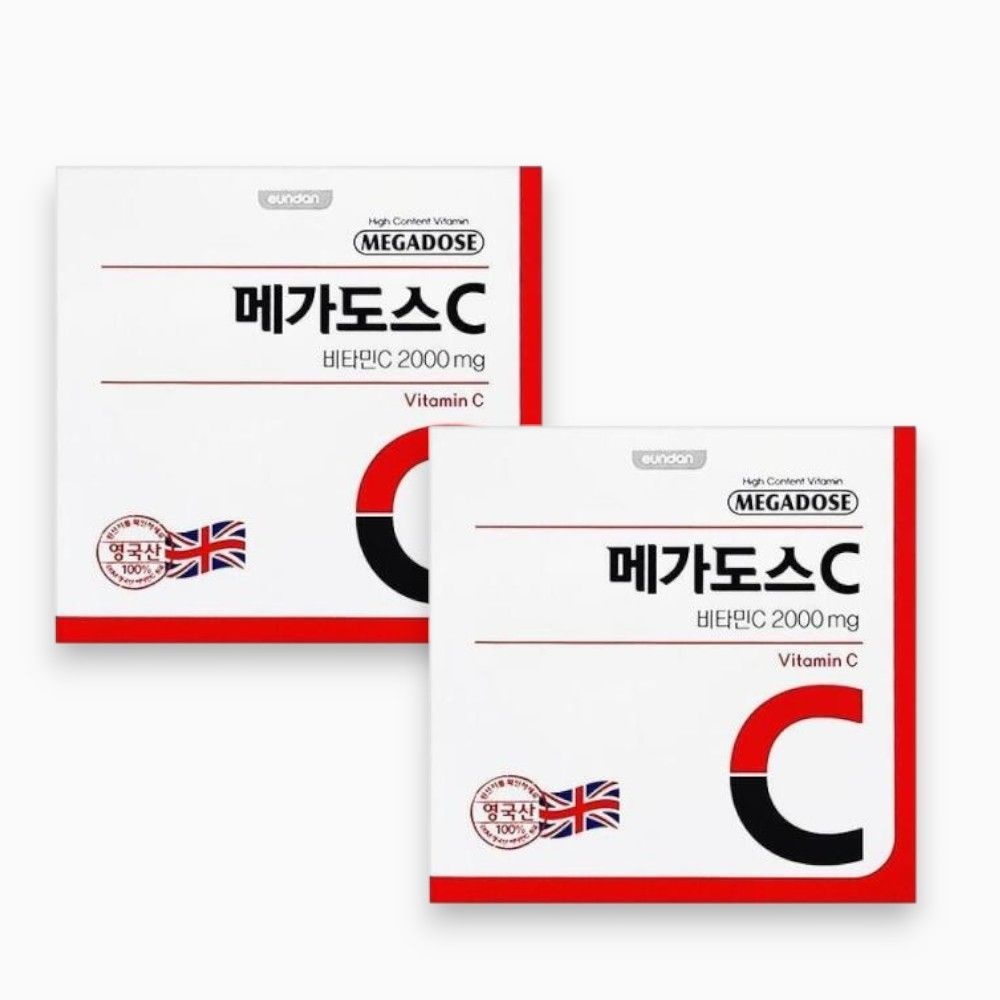 고려은단 메가도스C 비타민C 2000mg X 100포 (200g), 2개