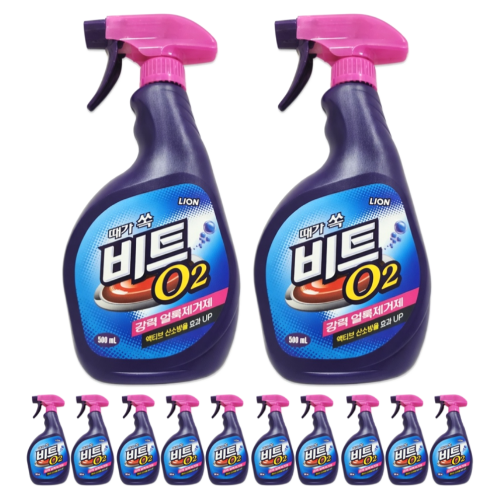 1159스튜디오 비트 O2 오투 폼 강력 얼룩제거제 스프레이 500ml 12개