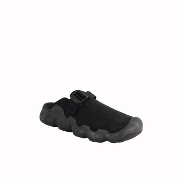 [매장정품] 킨 KEEN [25FW][킨][하이퍼포트 클로그 레더] 블랙 남성 뮬 KNSO5F030BK