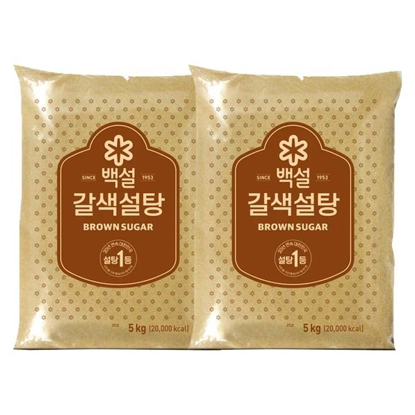 CJ제일제당 [CJ]백설 갈색설탕 5kg x2개