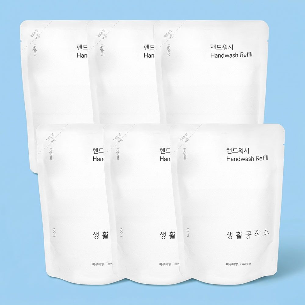 핸드워시 리필 손세정제 리필 6개