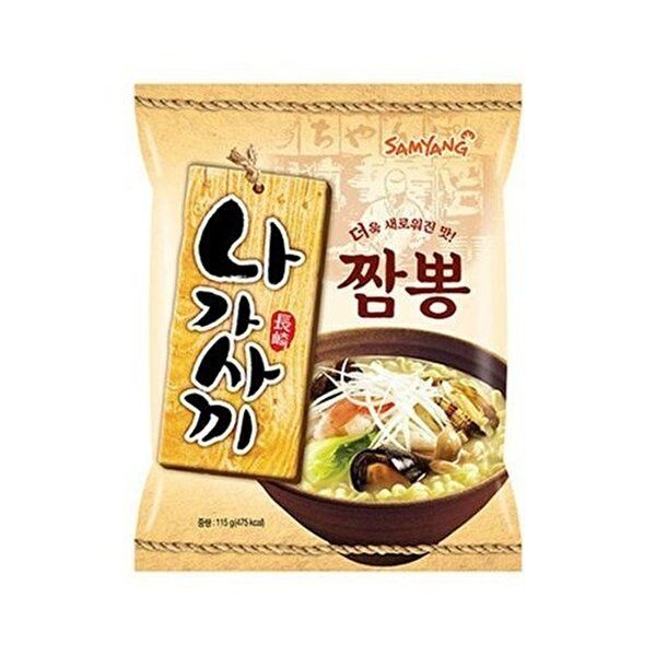 [셀러허브 식품]삼양 나가사끼짬뽕 멀티팩 40봉 하얀국물 봉지라면 짬뽕라면 박스 해장라면 간식 칼칼 (52987817)