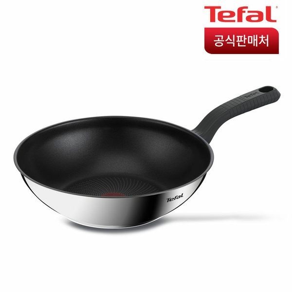 테팔 (4850)테팔 인덕션 티타늄1X 스테인리스스틸 에센스쿡 웍 28cm