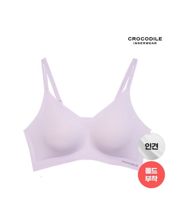 크로커다일 이너웨어 라이크라 인견쉘론 몰드부착 더블스트랩 브라 1종 CDWBR5N35T 452841