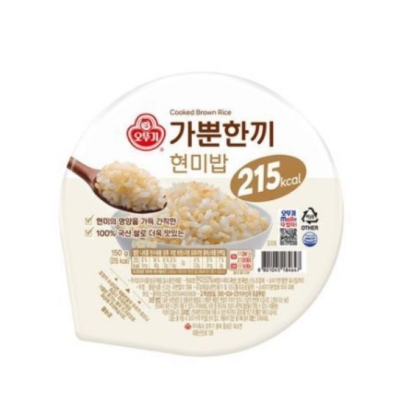 오뚜기 오뮤 가뿐한끼 현미밥 150g 10개/30개 택1