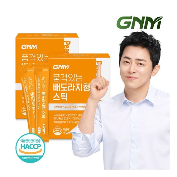 자연의품격 [GNM자연의품격] 품격있는 국산 배 도라지청 스틱 2박스 (총 60포) / 배도라지즙 대추 모과