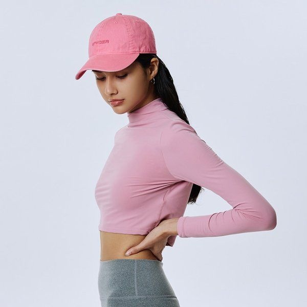 스파이더 본사 여성 올데이 크롭 롱 슬리브 SPJFCNRL251WLPK 530876