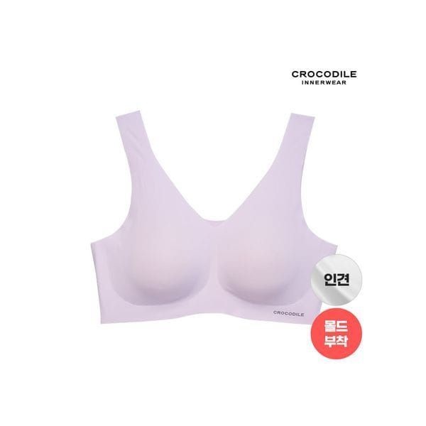 크로커다일 라이크라 인견쉘론 몰드부착 V넥 브라 1종 CDWBR5N31T_P392227270