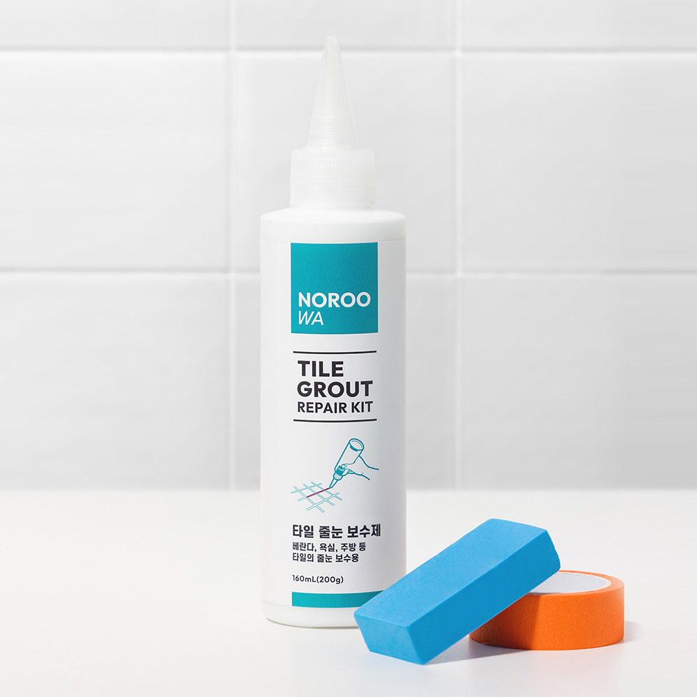 노루와 줄눈셀프시공 화장실 욕실 주방 베란다 타일줄눈보수제 160ml 220g