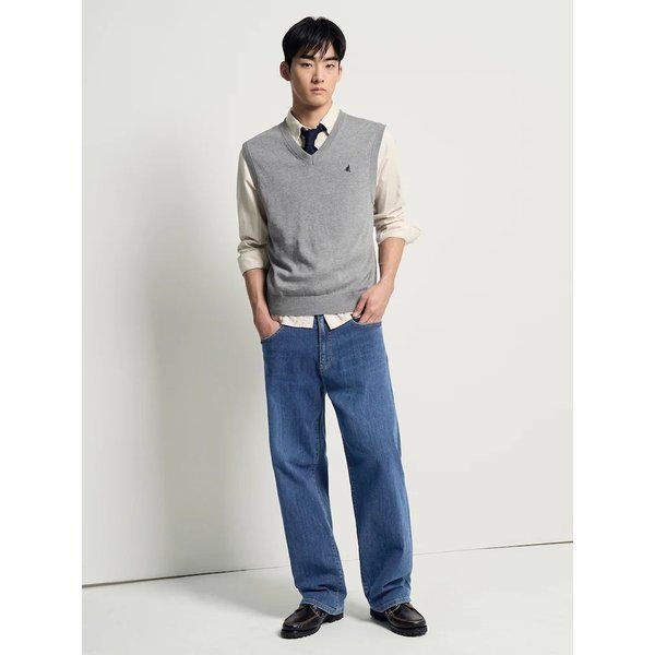 <매장정품> BEANPOLE 빈폴 26SS [BC6151E033] [Essential] 베이직 베스트 - 그레이 ZBC6151E033 1902908