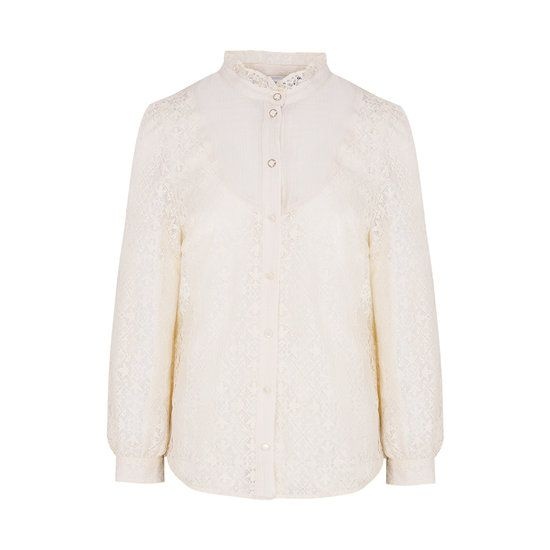 오피스룩 택가 199,000원 올리비아하슬러 비즈성 레이스 블라우스 _OHDSBL202