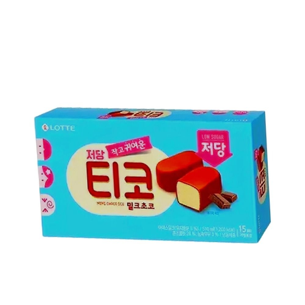 롯데웰푸드 티코 밀크초코 저당 510ml 2개