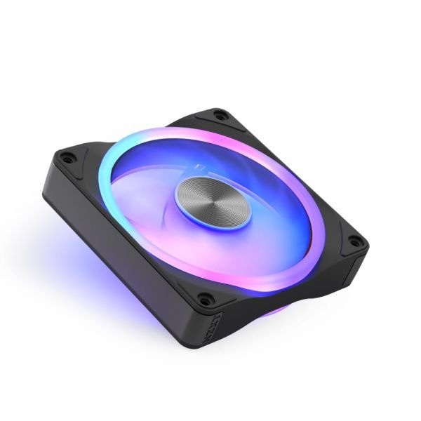 NZXT [해외] NZXT F120U 울트라 120mm PWM 멀티존 RGB 팬 블랙 317511