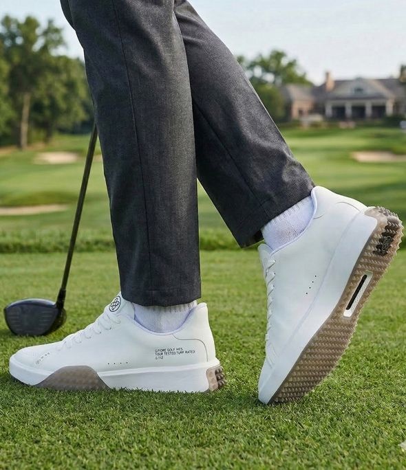 GFORE G.112 P.U. LEATHER GOLF SHOE GMF000027-SNOWNIMBUS 골프화 4155100