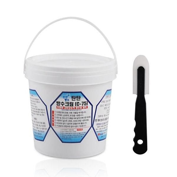 탄탄방수크림 1.2kg 외벽방수제 균열보수제 외벽크랙보