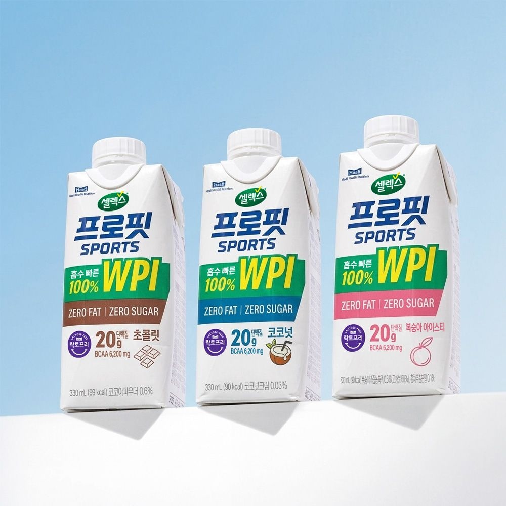 셀렉스 셀렉스 프로핏 Sports WPI 드링크 330ml 초콜릿 2박스(총 24입) 외 2종
