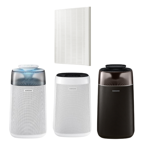 UnKnown 삼성 정품 공기청정기 일체형 헤파 필터 CFX-G100D AX34A5310WWD AX40A5310WMD, 숯탈취헤파필터세트