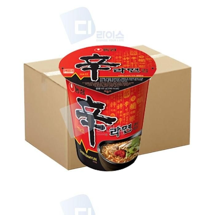 [룽스_6825]농심 신라면컵면 신라면 소컵 65g 60개