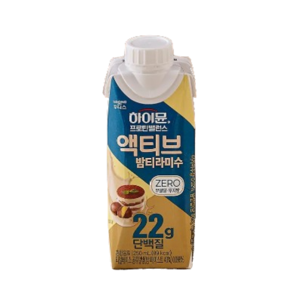 하이뮨 프로틴 밸런스 액티브 ZERO 밤티라미수ZERO 250ml x 36입