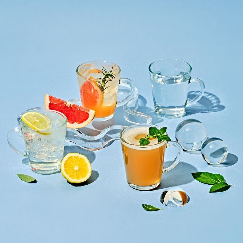 GLASSLOCK 내열강화 베이직 머그 280ml 4개 세트