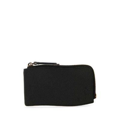[X45]ボーイ COREFWZAEPS 0BLK Black leather Epsom cardholder 女性 財布 指輪甲章財布 カード財布