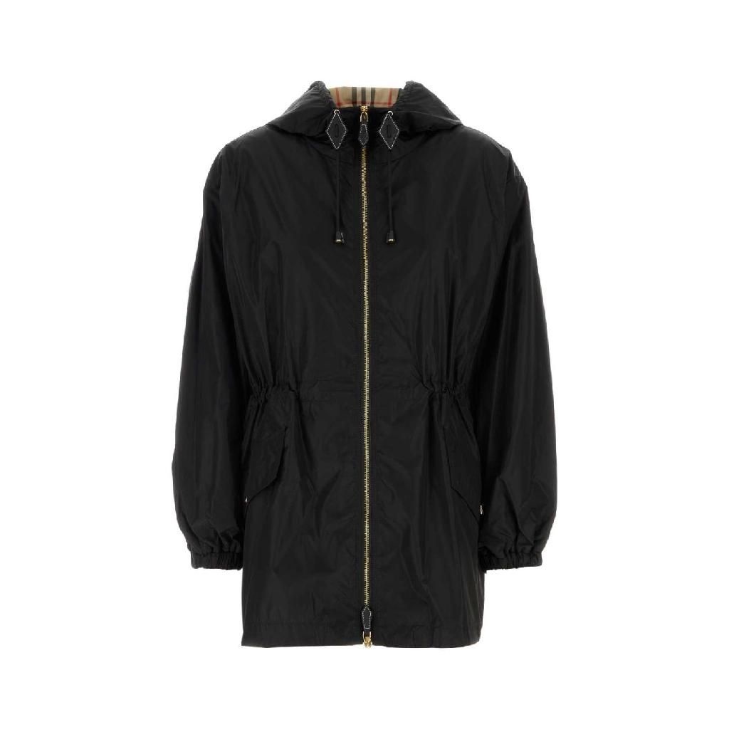 버버리 [X45]버버리 8113522 A1189 Black nylon windbreaker 여성 자켓 베스트 블레이저 봄버 데님