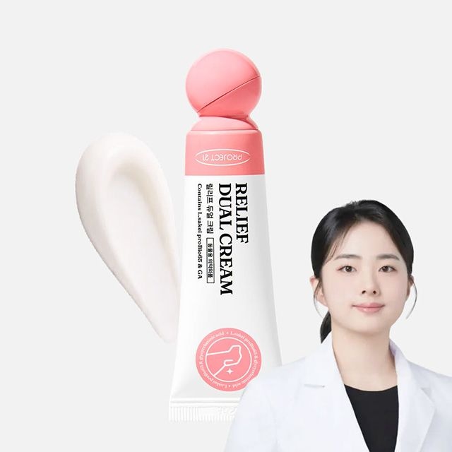 프로젝트21 프로젝트21 강아지 피부 릴리프듀얼 크림 피부병 귓병 발바닥 발사탕 연고 밤 보습제 25g