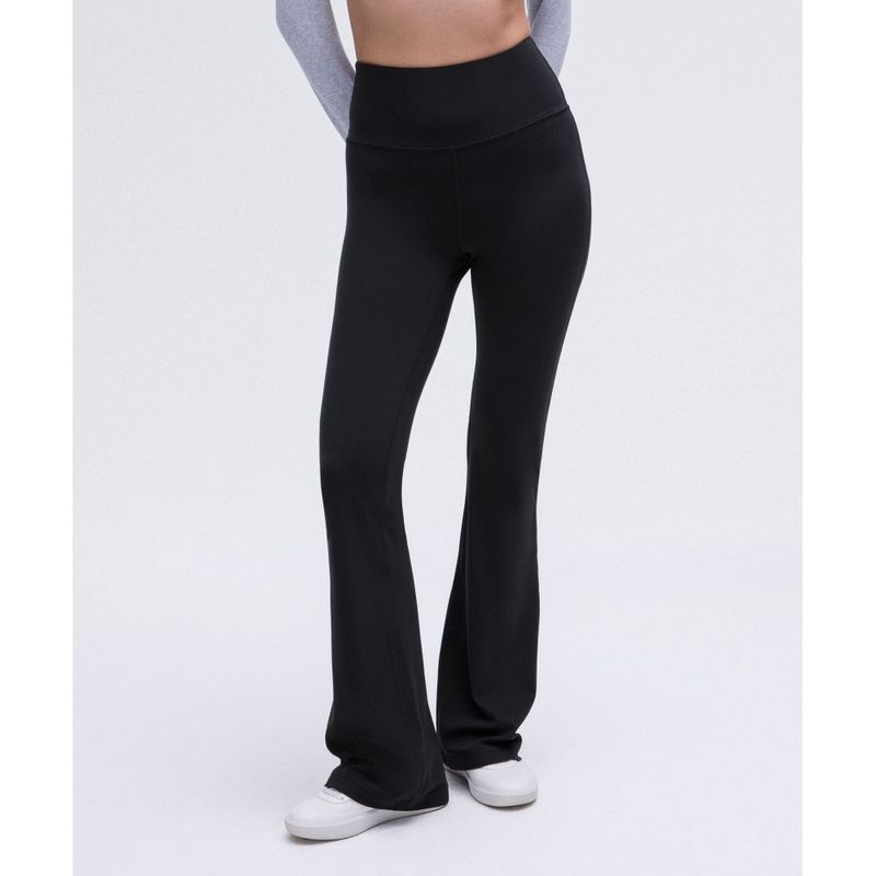 룰루레몬 그루브 Nulu 슈퍼 하이라이즈 플레어드 팬츠 *레귤러 BLK LW5FG2S-0001 135474