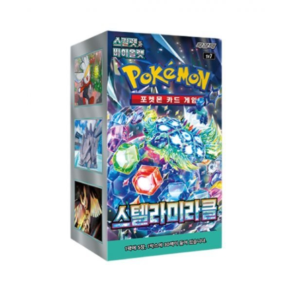 포켓몬 TCG 스칼렛 & 바이올렛 확장팩 스텔라미라클 박스 (30팩/한글판)