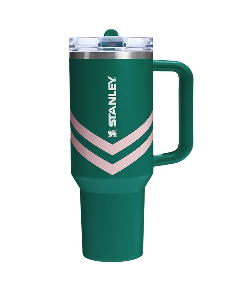 STANLEY1913 퀜처 프로투어 플립 스트로 텀블러 1.18L 에메랄드 쉐브론 624606