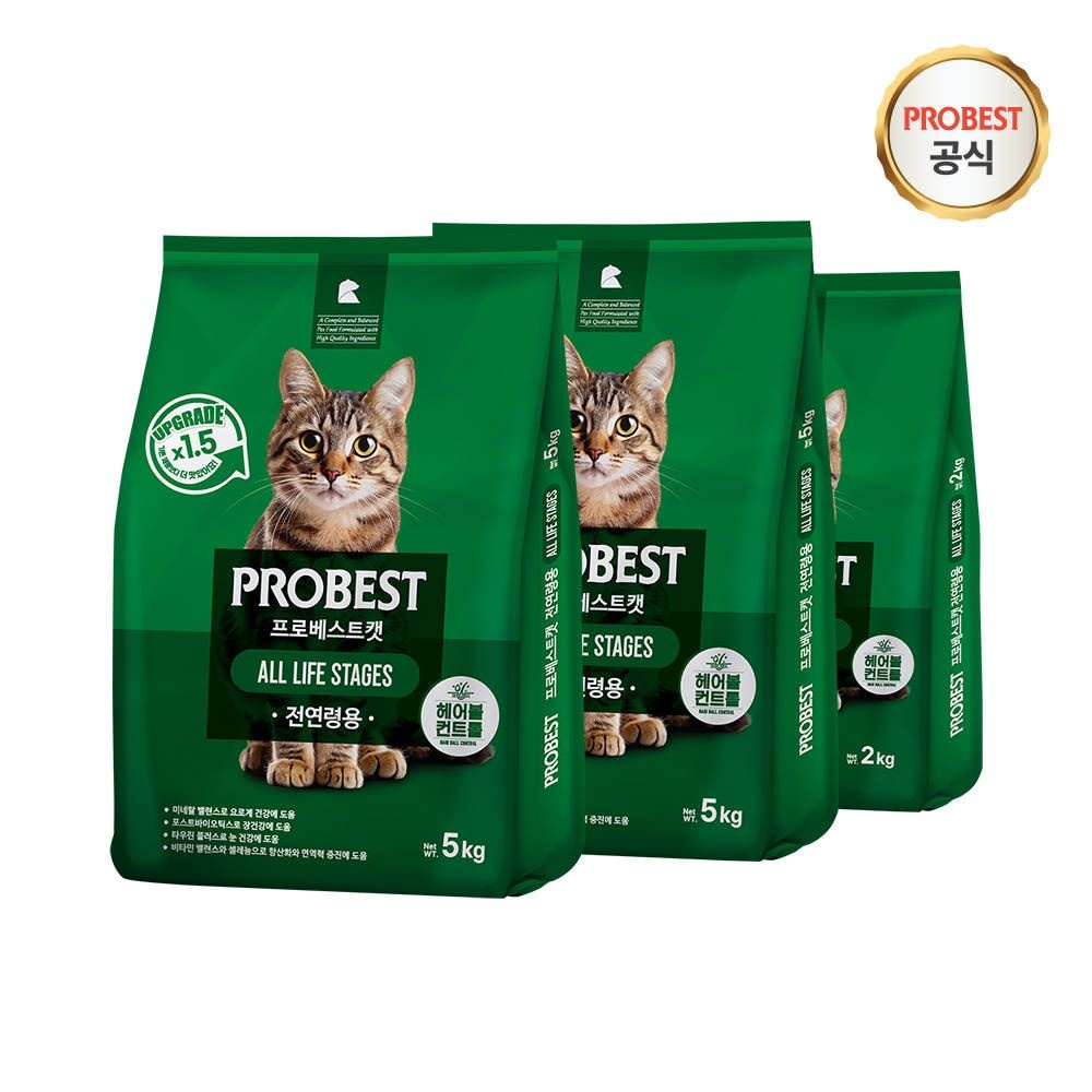 프로베스트 프로베스트 캣 12kg 고양이 사료 대용량 길고양이 길냥이