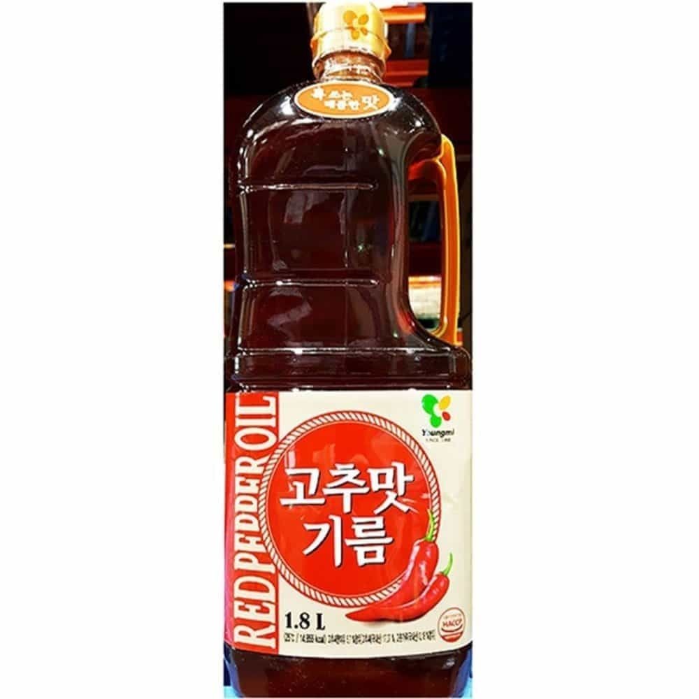 둘섭 고추맛기름 영미 1.8L 짬뽕고추기름 고추잡채소스 짬뽕불맛소스 고추잡채양념